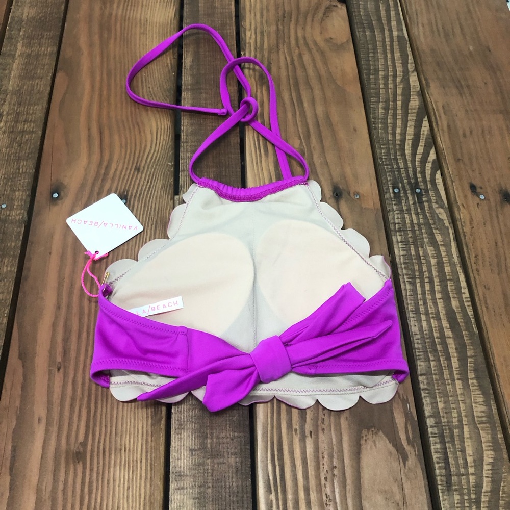 NWT Vanilla Beach fuchsia pink bathing suit top - Picture 13 of 15